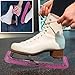 CRS Cross Ice Skate Guards, Soakers and Towel Gift Set. Essential Ice Skating Hard Guard and Soft Skate Blade Cover Accessories for Figure Skating or Hockey (Pivot Purple, Small)