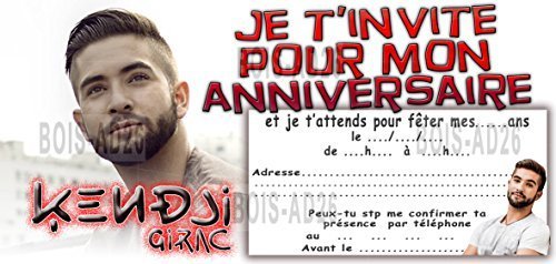Invitation Anniversaire Kendji