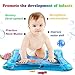 Gugusure Inflatable Tummy Time Water Play Mat , Indoor and Outdoor Baby Play mat Leakproof, Fun Activity Play Center Your Baby's Stimulation Growth 26
