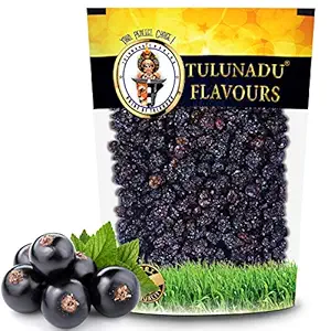 Tulunadu Flavours Sweet Whole Black Currants Dry Fruit 250 Gram - Dehydrated Berries - No Artificial Flavours or Preservatives - Healthy Snacks for Diet - Hygienically Packed