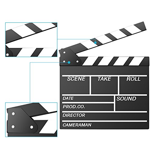 5 Neewer+Wooden+Directors+Slateboard+Clapper