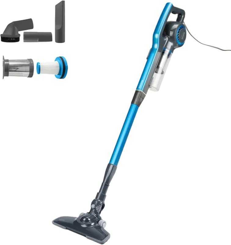 Aspirador de pó black + decker bxvms600e, 600 w, sem saco, cinza escuro