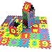 36PCS Baby Kids Alphanumeric Educational Puzzle Foam Mats Blocks Toy Gift (Each small piece 5cm5cm)