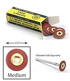 E. C. Moore's Adalox Aluminum Oxide Medium 7/8'' Sanding Disc Box of 50