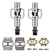 CRANKBROTHERs Crank Brothers Eggbeater 1 Hangtag Bike Pedals with Premium Cleats and Bicycle Shoe Shields Set (Black)thumb 4