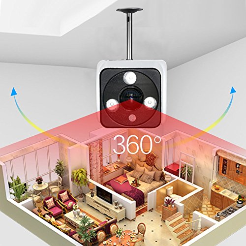 Security Wall Mount, Spessn Aluminum Adjustable Indoor/Outdoor Security Camera Wall/Celling Bracket Stand for Arlo, Arlo Pro, Arlo Pro 2, CCTV Camera Rotary Surveillance Installation Holder