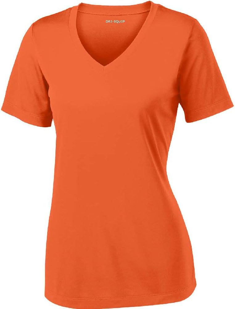 Joe's USA Women's Short Sleeve Moisture Wicking Athletic Shirts Sizes XS-4XL: Clothing