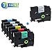 Label KINGDOM Compatible Label Tape Replacement for Brother P-Touch TZ TZe Label Tape TZ131 TZ231 TZ431 TZ531 TZ631 TZ731, 1/2 Inch x 26.2 Feet, 7 Pack