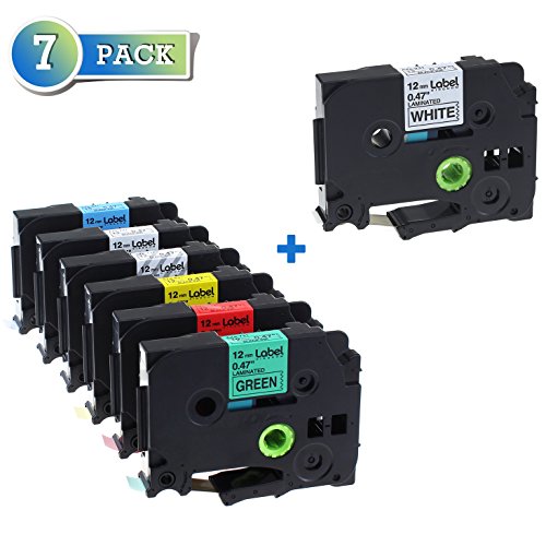 Label kingdom compatible brother p-touch label tape, 1/…