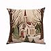 4-Pack Christmas Throw Pillowcase Decor Sofa Cushion Cover Car Tree 18