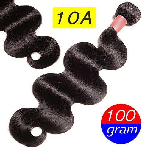 TOP GRADE 10A Unprocessed Brazilian Virgin Hair Body Wave 100g/bundle On Sale Best Indian Remy Human Hair Weave Buy Cheap Peruvian Natural Black Hair weft For Deals 18INCH