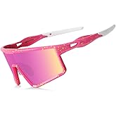 Xiyalai Cycling Sunglasses for Men Women, UV Protection Sports Running Sun Glasses, Baseball Biking Softball Hiking.