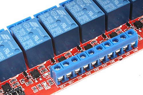 image for NOYITO 8-Channel Relay Module High Low Level Trigger with Optocoupler 
