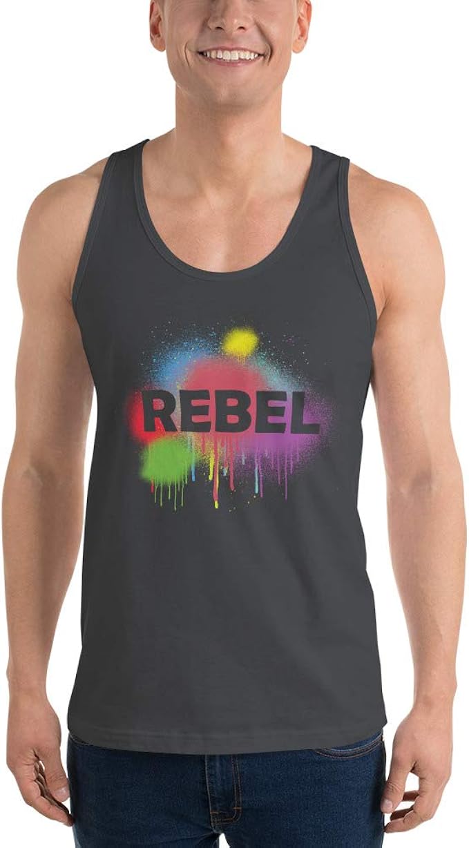 Rebel Classic Tank top (Unisex) at Amazon Men’s Clothing store
