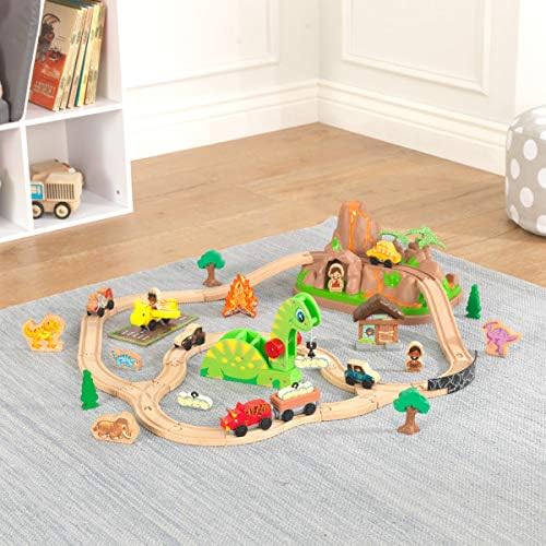 dinosaur valley bucket top train set