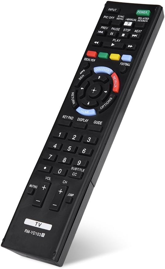 Universal Remote Control Replacement for Sony Smart LED/LCD TVs