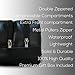 Mister Bag Leather Travel Toiletry Bag for Men or Women Waterproof. Travel Size Toiletries Bag Toilet Organizer Supply Two Compartments Perfect For Men's Travel Toiletry Bag Shaving Grooming Dopp Kit