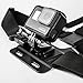 Luxebell Chest Mount Harness Strap for Gopro Hero 10 9 8 7 6 5 4 3 3+ Max Session Black Silver Fusion and Sjcam with J-Hook - Fully Adjustable Strap Size