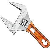 FUJIYA Tools, FLS-43G-F, Short Adjustable Wrench with Grip