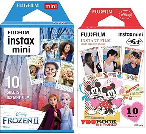 Amazon セット買い Fujifilm インスタントカメラ チェキ用フィルム 10枚入 絵柄 アナと雪の女王2 Frozen2 Instax Mini Frozen2 Ww1 インスタントカメラ チェキ用フィルム10枚入 絵柄 ミッキー フレンズ Instax Mini Mic Ww 1 フィルム 通販