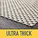Grip Master 2X Extra Thick Area Rug Pad Grippers, 2.5 x 13 Feet, Cushioned for Hard Surface Floors, Maximum Gripper and Cushion for Under Rugs, Protection Pads for Hardwood Floor, Under Carpet Mats