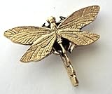 *New item*Very Large Dragon flies Set of 9 Antique gold