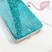 iPhone 8/7 Bling Case Sparkle Ombre Sequins Polka Dot Air Prism Glitter Translucent Soft TPU Flexible Slim 3D Design Case Cover for Apple iPhone 8/7(iPhone 8/7, Green)
