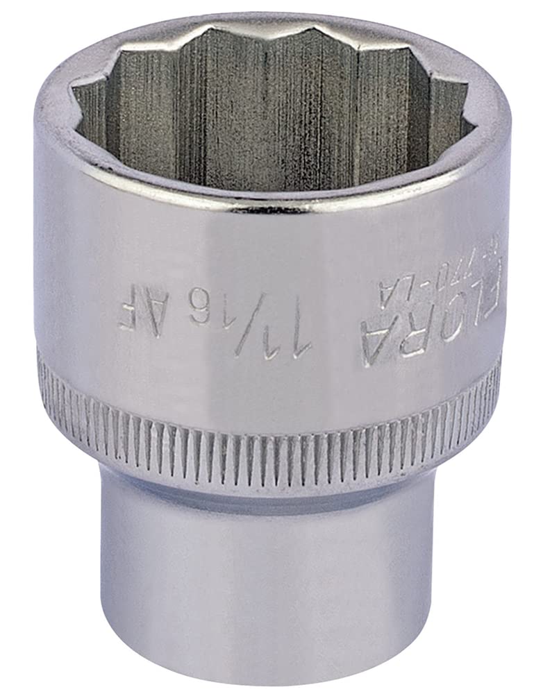 Draper 24484 1/2-inch Drive 1.1/16-inch Imperial Bi-Hex Socket