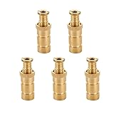 The Door Bull Brass Pool Cover Anchors for Concrete