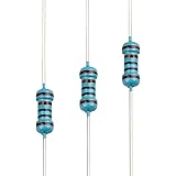 EDGELEC 100pcs 1K ohm Resistor 1/4w (0.25 Watt) ±1% Tolerance Metal Film Fixed Resistor, Multiple Values of Resistance Option