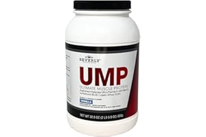 Beverly International UMP Protein Powder, Vanilla. Unique Whey-Casein Ratio Builds Lean Muscle. Easy to Digest. No Bloat. (32.8 oz) 2lb .8 oz
