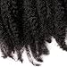 Pack of 3 Afro Kinky Marley 18 inch Braids Hair Extensions Synthetic Twist Crochet Braiding Hair