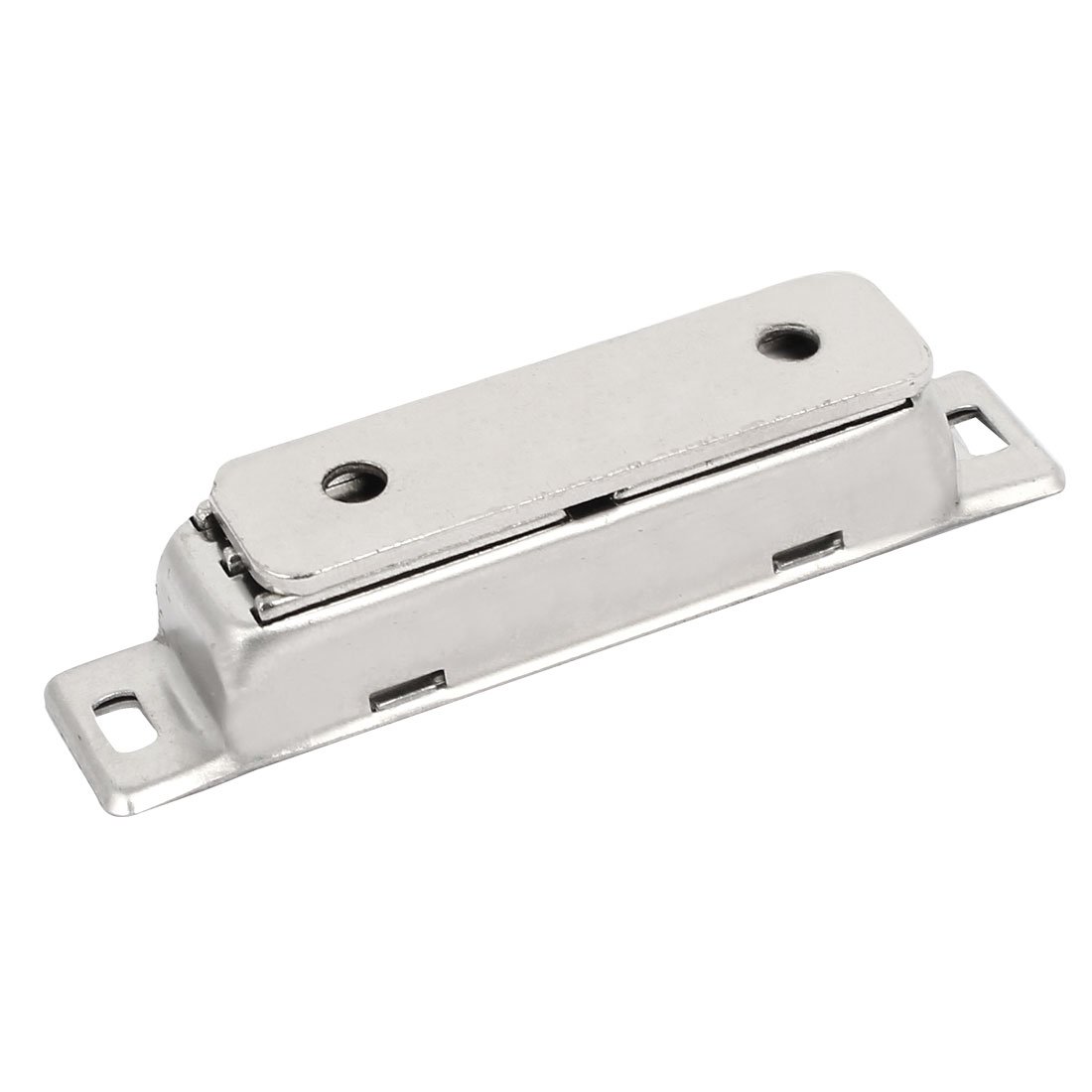 sourcing map Cabinet Door 80x17x13mm Stainless Steel Magnetic Catch Latch Silver Tone