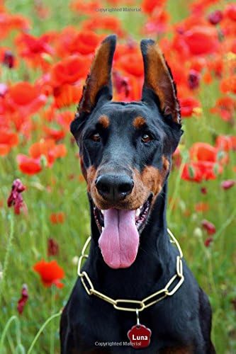 Happy Doberman Dog Journal