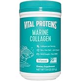 Vital Proteins Marine Collagen Peptides Powder Supplement for Skin Hair Nail Joint - Hydrolyzed Collagen - 12g per Serving - 