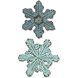 Sizzix 660989 Bigz Die with Texture Fades Snowflake Duo