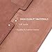 MoKo Laptop Sleeve Fits MacBook Pro 16 Inch 2019, PU Leather Envelope Case for MacBook Pro 15 inch, Water-Resistant Notebook Bag with Document Pocket and Built-in Card Slot, Brown