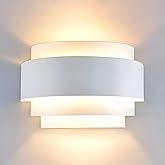 LightInTheBox Modern Wall Sconce Indoor Wall Light Fixture Half Moon Metal Wall Lamp White for Stair Hallway Home Theatre Bed