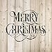 Merry Christmas Stencil - Holiday, Large Christmas Stencils
