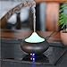 Aromatherapy Essential Oil Diffuser Portable & Electric Ultrasonic Cool Mist Aroma Humidifier with Color LED Lights Changing for Home Office Bedroom Auto Off - Light or Dark Brown