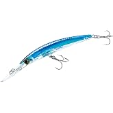 Yo-Zuri Crystal 3D Minnow Deep Diver Lure, Blue Tiger, 6-Inch