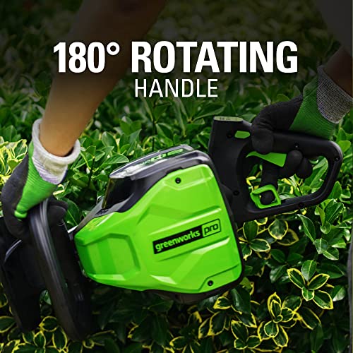 Greenworks Pro 80V 24" Brushless Cordless Hedge Trimmer, Tool Only