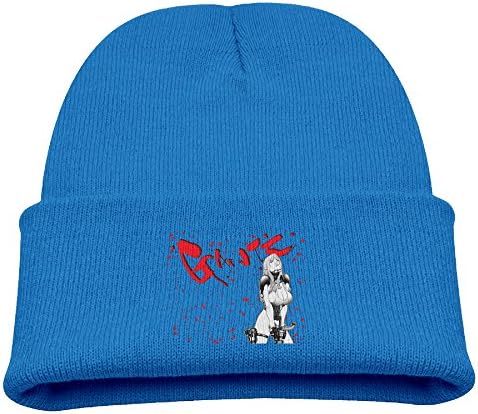 Gantz Japanese Manga Kids Stretchy RoyalBlue Skull Hat Beanies Cap