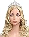 BABEYOND Crystal Rhinestone Birthday Tiara Headband Happy Birthday Crown with Replaceable Age Numbers (Crown with replaceable numbers 0-9)