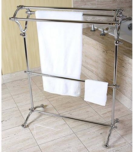 Pedestal Chrome BathTowel Rack, Quick and easy installation, Rust resistant