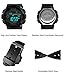 Digital Watch Sports Electronic Waterproof LED Military Black Teenager Boy's Wristwatch
