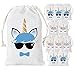 12 Pack Favor Bags Party Supplies Reusable Party Treat Goodie Bags for Birthday Party Supplies 5 x 8 inches