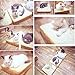 Yeelen Pet Cat Bed Mattress Soft Quilted Cat Cushion Pad Simulated Creative Toast Seat for Cute Animal Catty and Doggy Sleeping Playing Resting (FOAM)