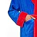 Superhero Comic Adult Mens Bath Robe (Superman (Blue))