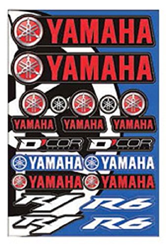 D'cor Visuals 40-50-102 Yamaha Street Decal Sheet, 1 Pack